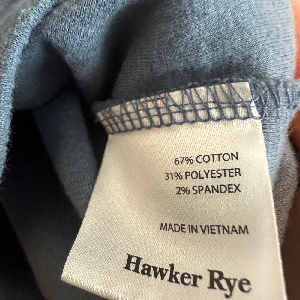 Men's Hawker Rye Light Blue Quarter-Zip Sweater - Picture 4 of 6